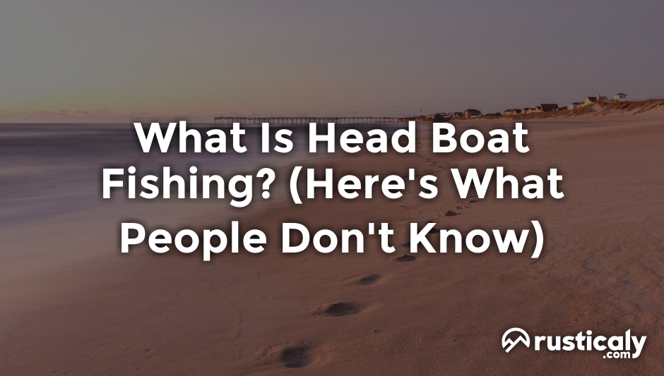 what is head boat fishing