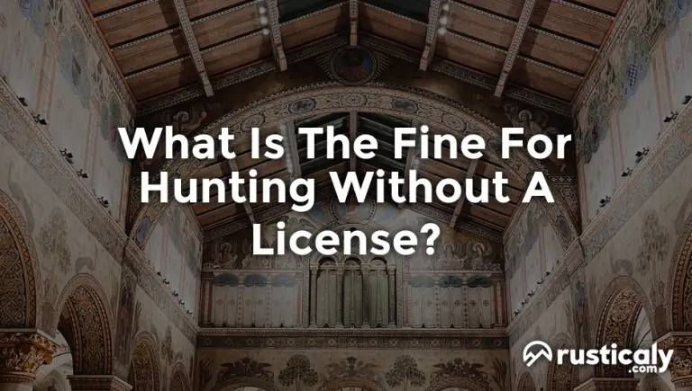 what is the fine for hunting without a license