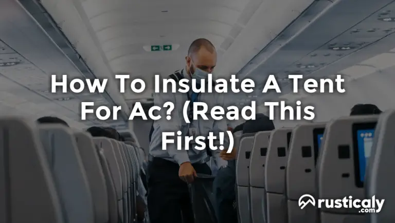 how to insulate a tent for ac