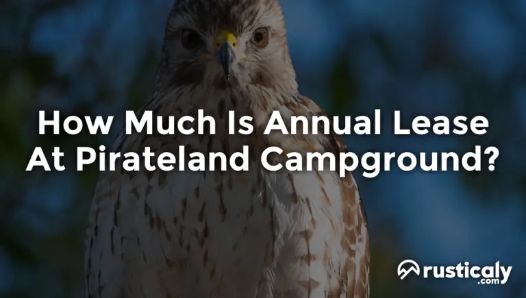 how much is annual lease at pirateland campground