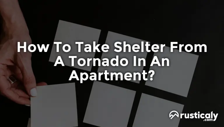 how to take shelter from a tornado in an apartment