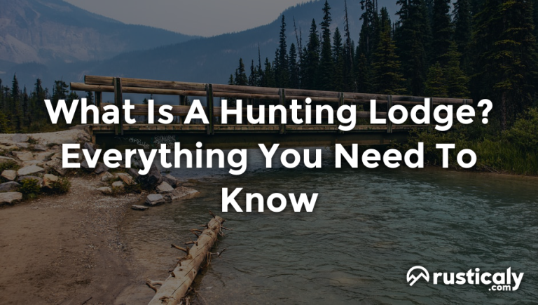 what is a hunting lodge