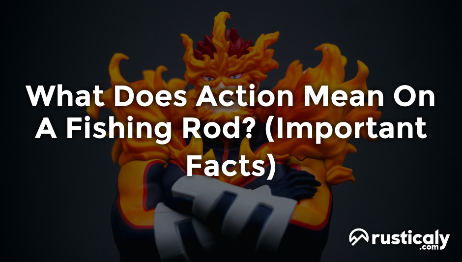 what does action mean on a fishing rod