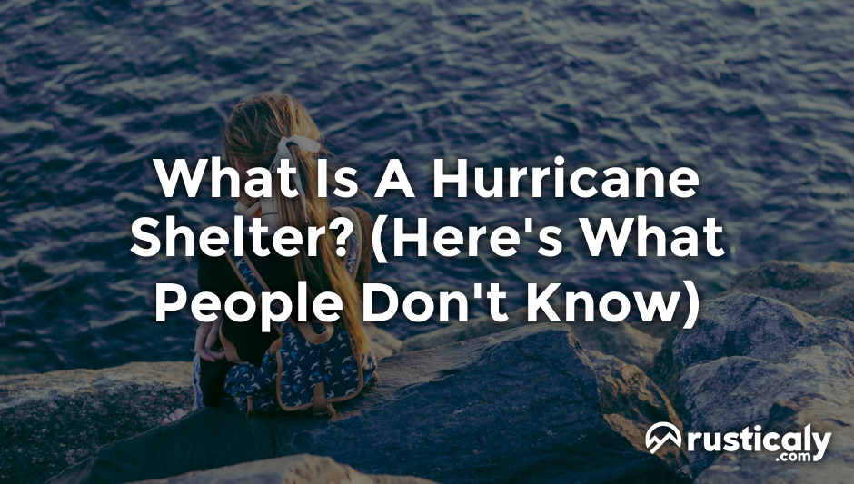 what is a hurricane shelter