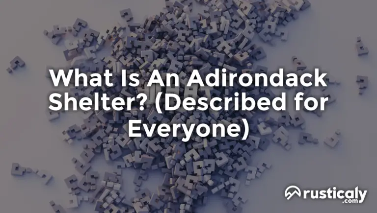 what is an adirondack shelter
