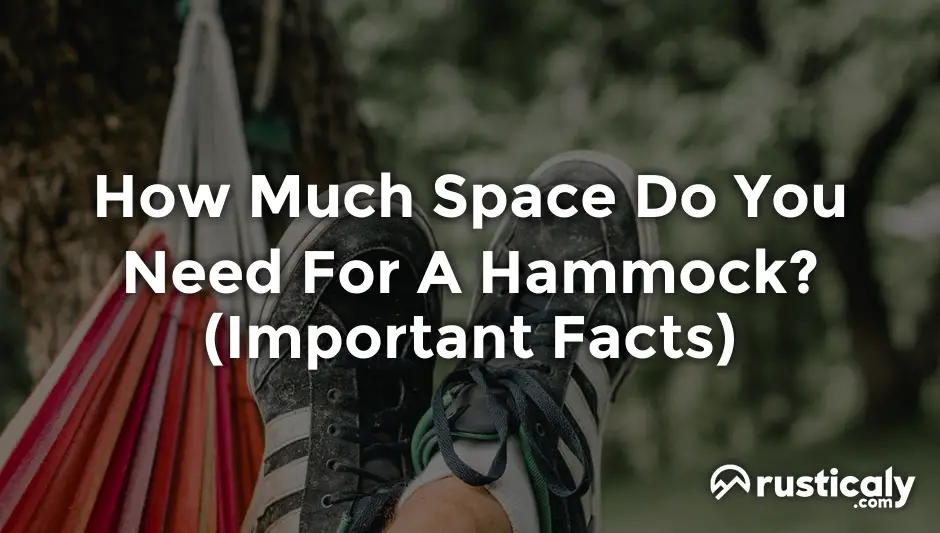 how much space do you need for a hammock