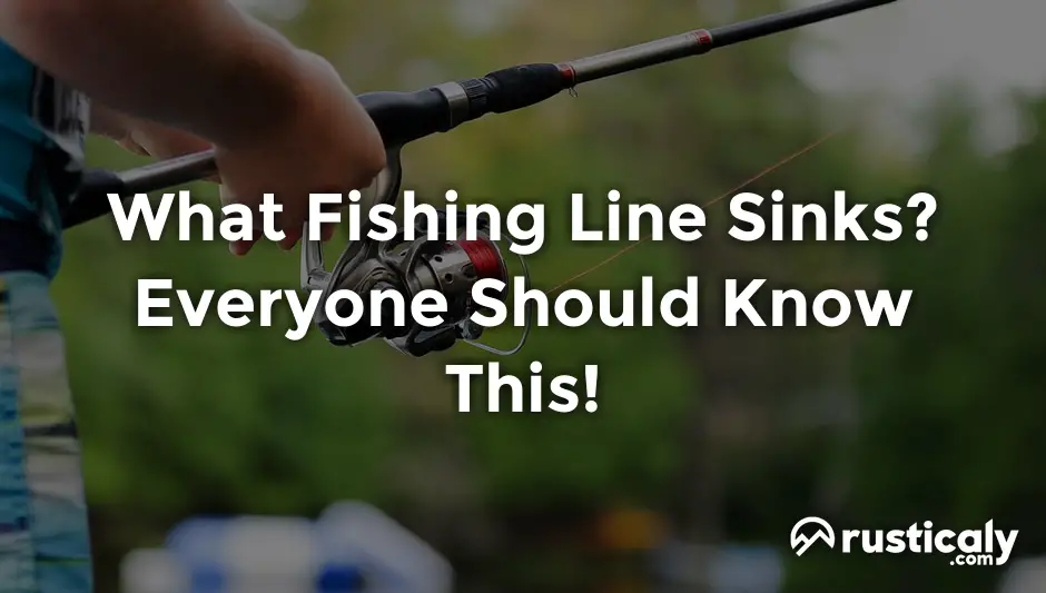 what fishing line sinks
