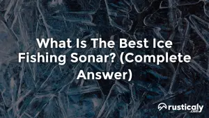 what is the best ice fishing sonar