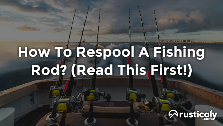 how to respool a fishing rod