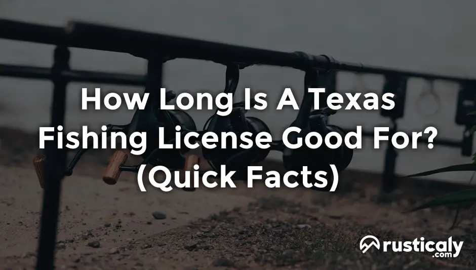 how long is a texas fishing license good for