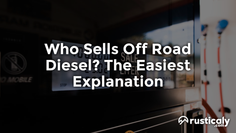 who sells off road diesel