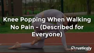 knee popping when walking no pain