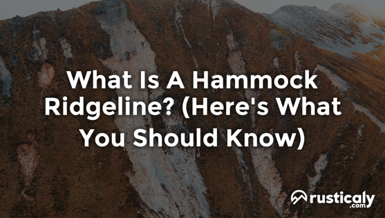 what is a hammock ridgeline
