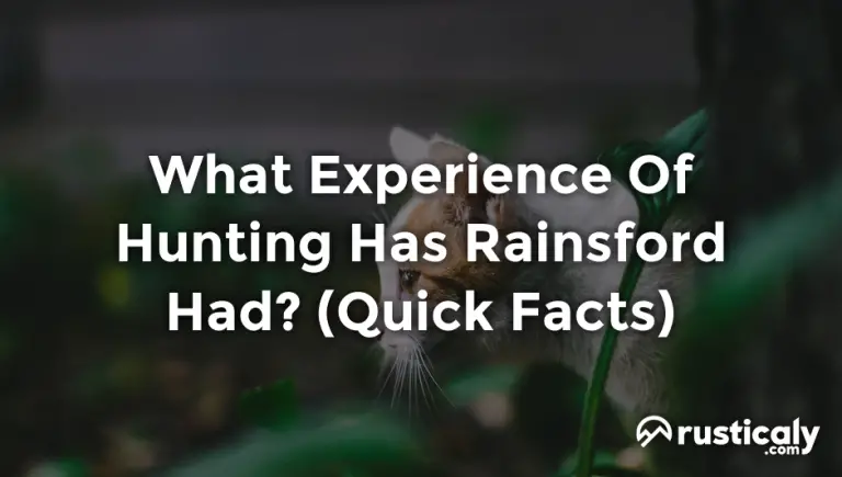 what experience of hunting has rainsford had
