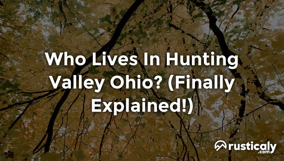 who lives in hunting valley ohio