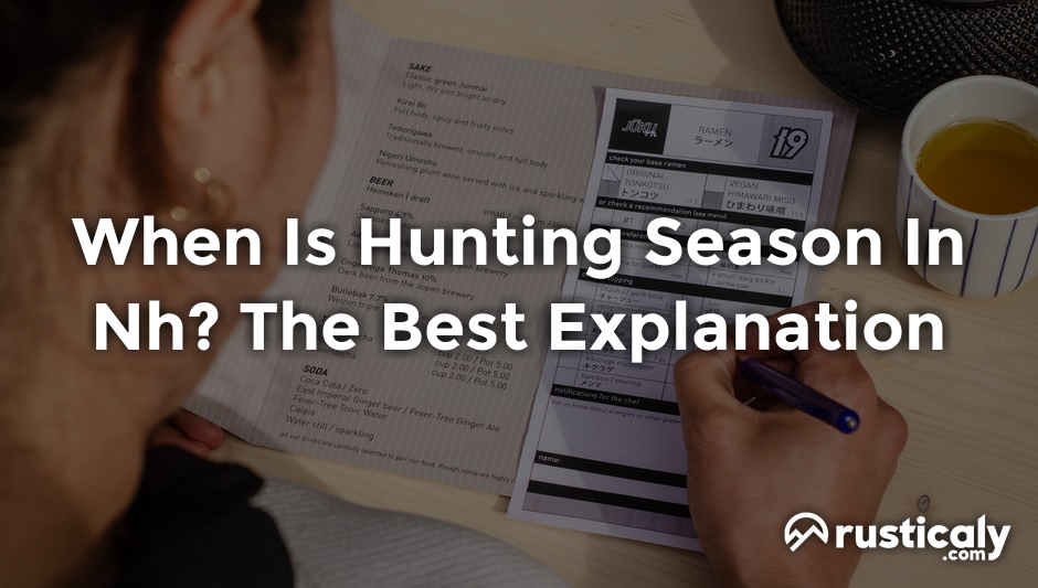 When Is Hunting Season In Nh? (Explained for Beginners)