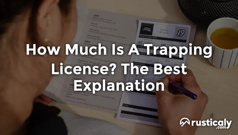 how much is a trapping license