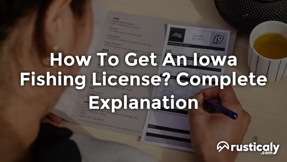 how to get an iowa fishing license