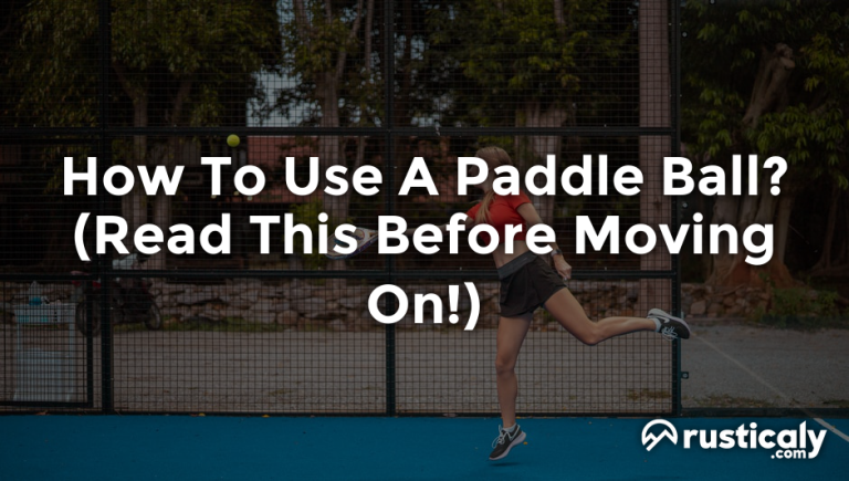 how to use a paddle ball