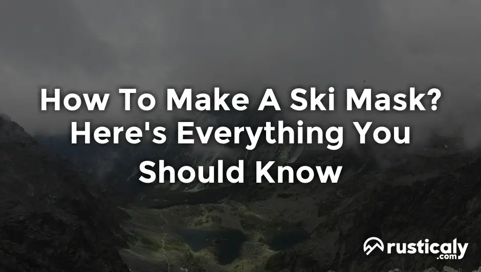 how to make a ski mask