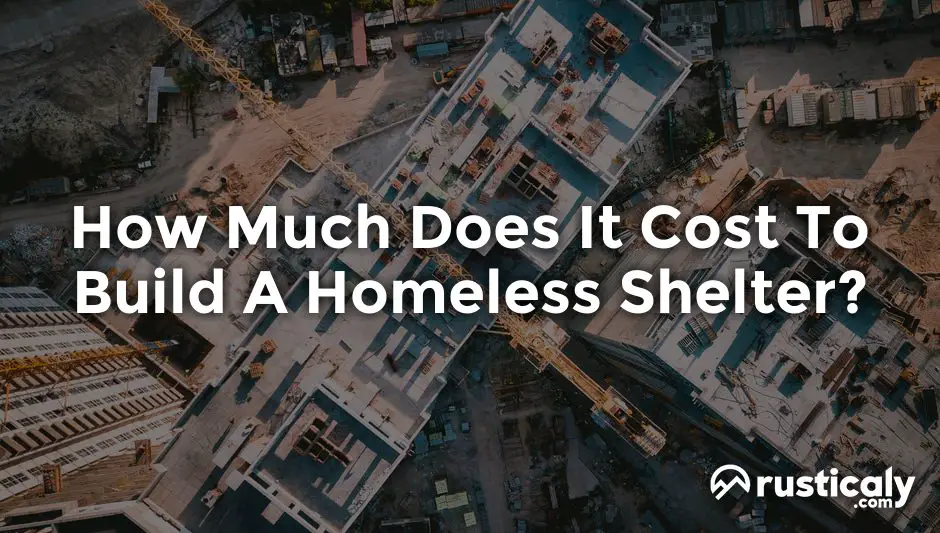 how much does it cost to build a homeless shelter