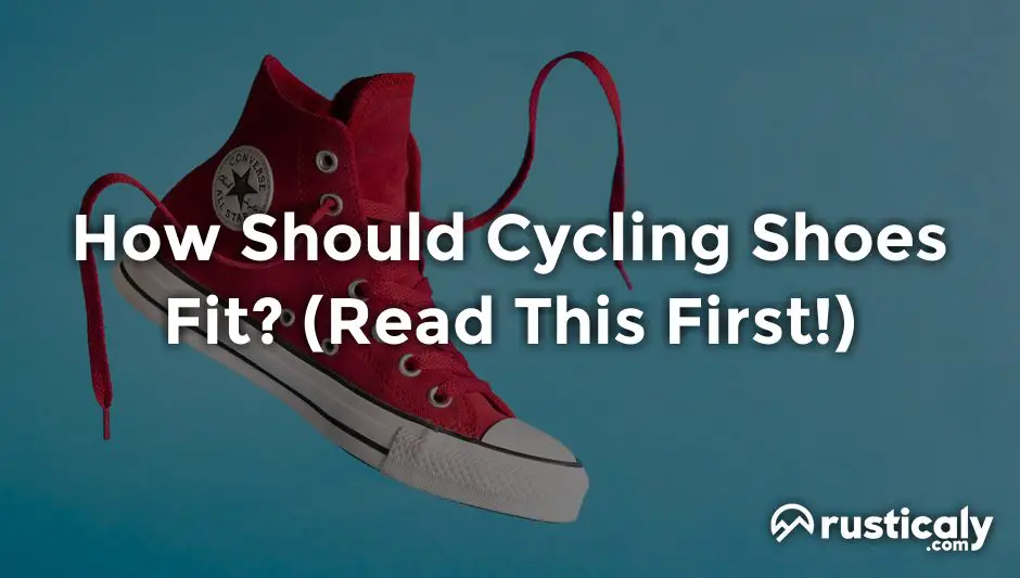 how should cycling shoes fit