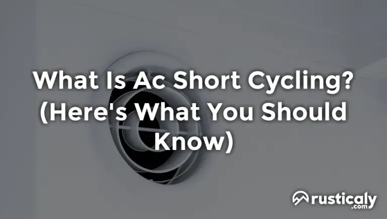what is ac short cycling