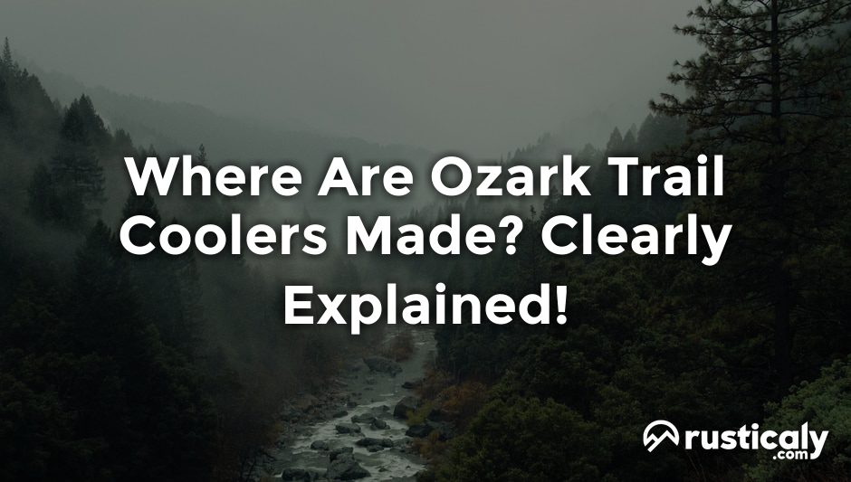 where are ozark trail coolers made