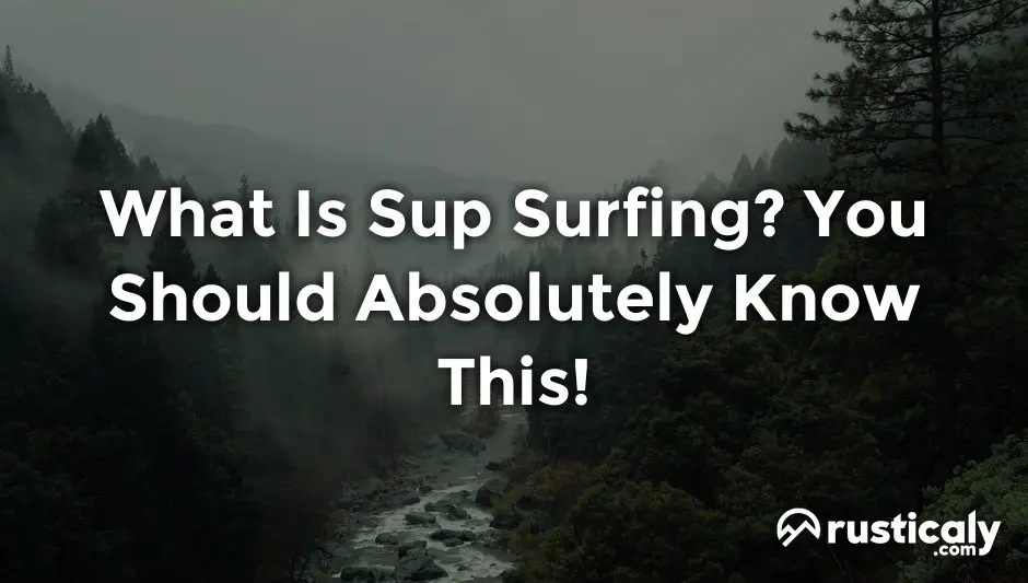 what is sup surfing