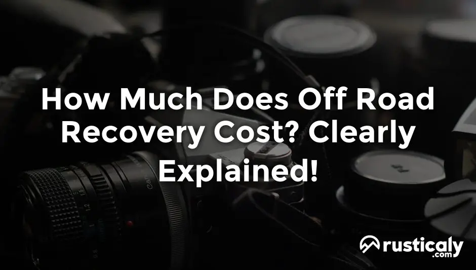 how much does off road recovery cost