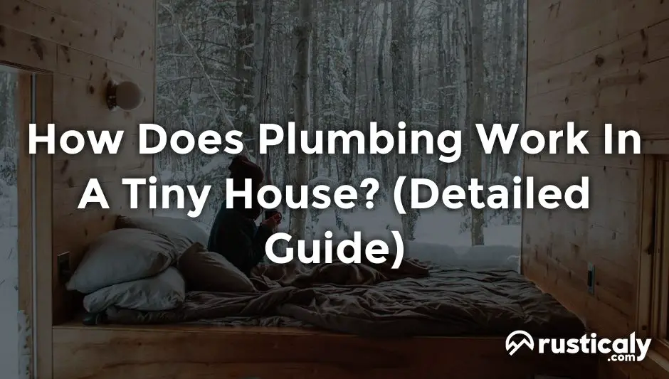 how does plumbing work in a tiny house