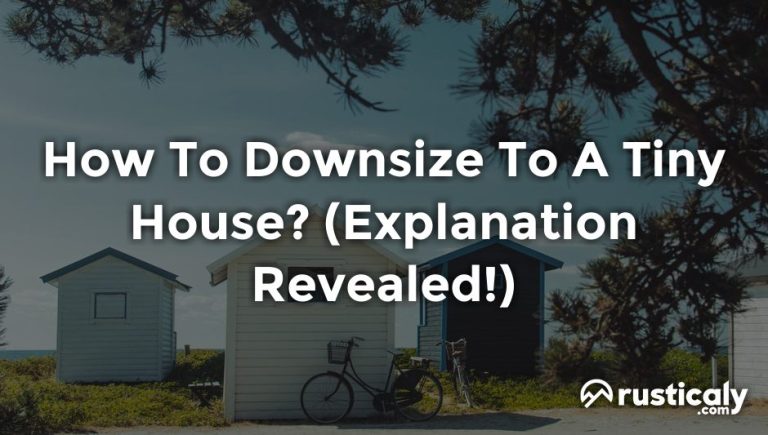 how to downsize to a tiny house