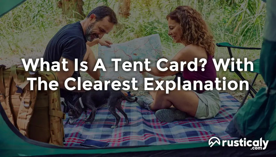 what is a tent card