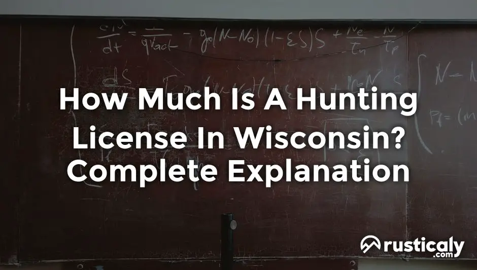 how much is a hunting license in wisconsin