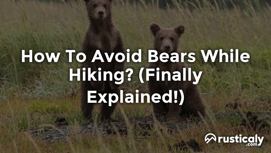 how to avoid bears while hiking