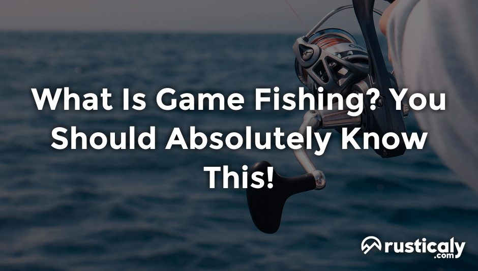 what is game fishing