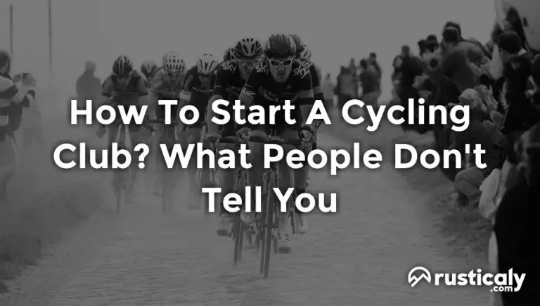 how to start a cycling club