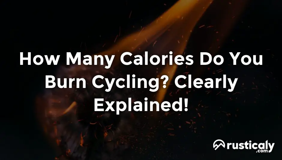 how many calories do you burn cycling