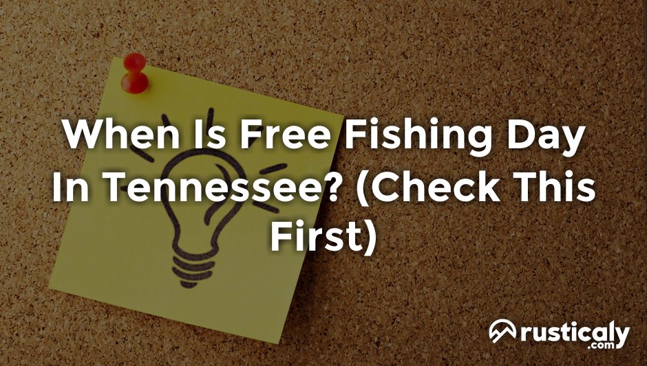 when is free fishing day in tennessee