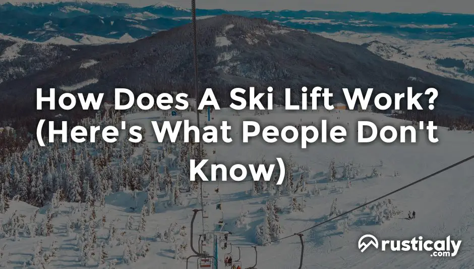 how does a ski lift work