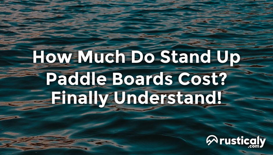 how much do stand up paddle boards cost