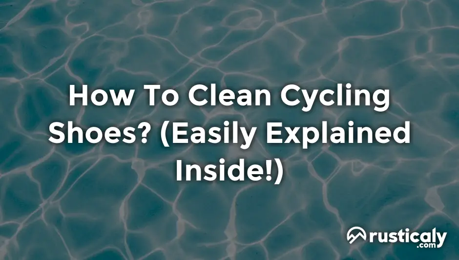 how to clean cycling shoes