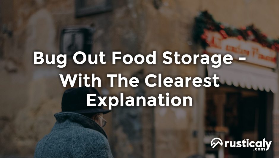 bug out food storage