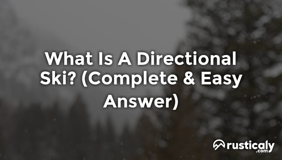 what is a directional ski