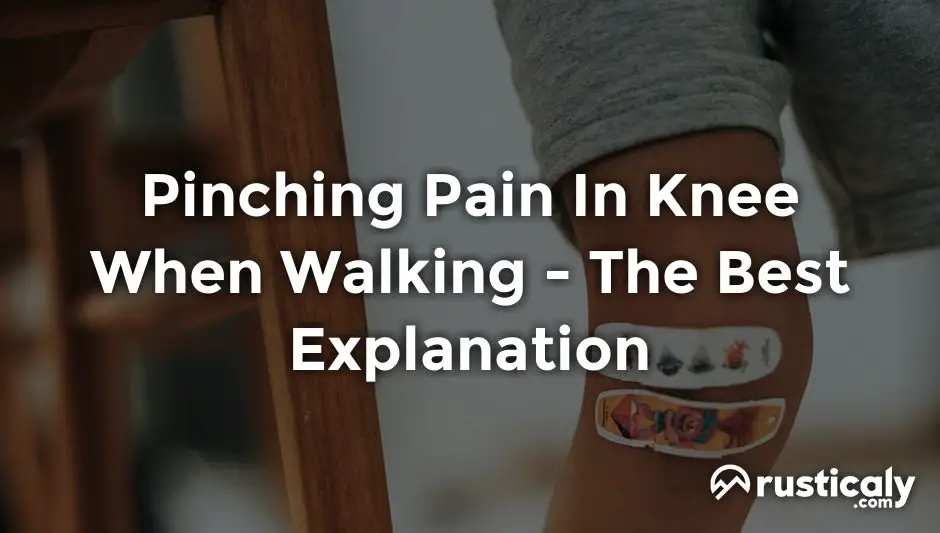 pinching pain in knee when walking