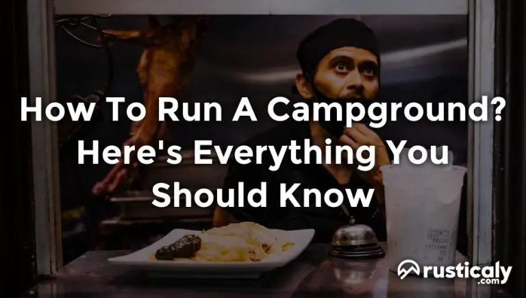 how to run a campground