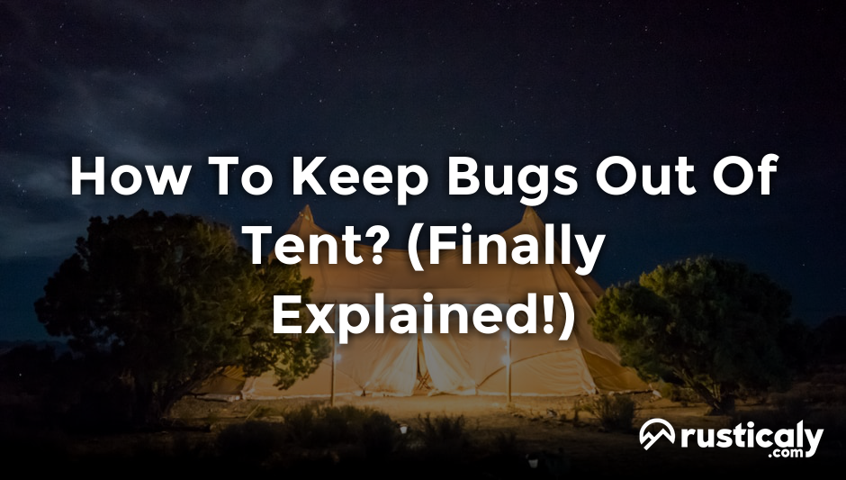 how to keep bugs out of tent