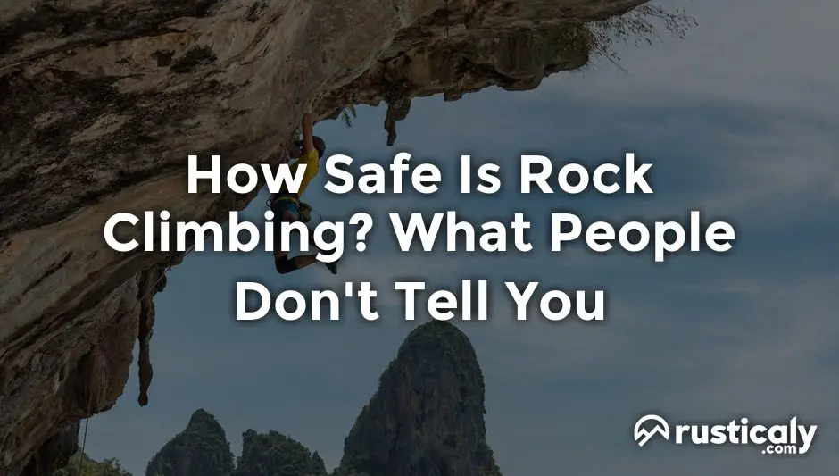 how safe is rock climbing