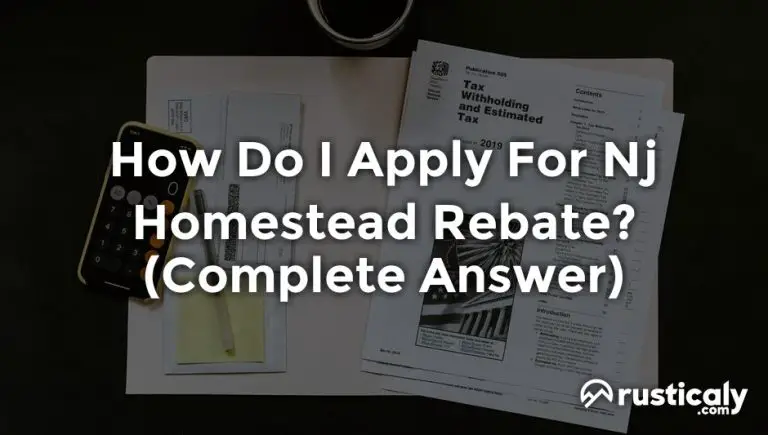 how do i apply for nj homestead rebate