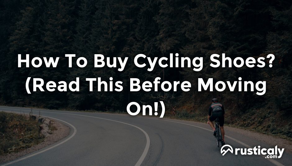 how to buy cycling shoes